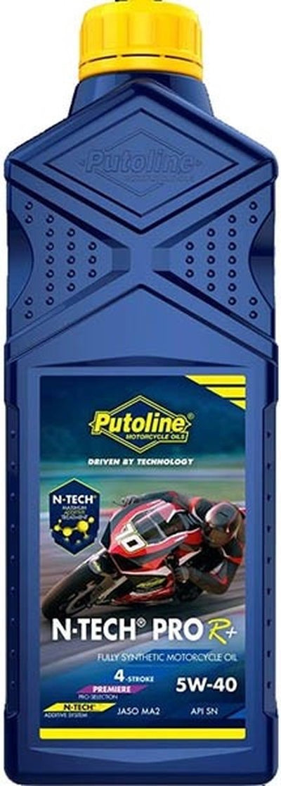 Putoline n-tech® pro r+ 5w-40 1l | aceite para motor de moto de 4 tiempos