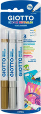 Giotto f014700 pennarello oro, argento, bianco 3 pezzo(i)