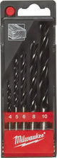 Milwaukee 4932352465 Set punte per legno da 5 pezzi - 4 5 6 8 10 mm