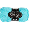 Filato di cotone, turchese, 50gr, 170m