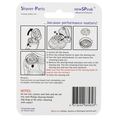 Shaver-parts scheerhoofd alt hq9 hq177