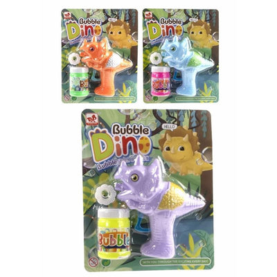 Pistola per soffiare bolle Dino 50ml