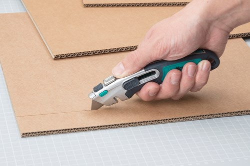 Coltelli trapezoidali professionali Wolfcraft | 0,65 x 52 mm | 100 pezzi - 4314000