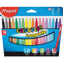 Rotulador maped color'peps mediano 18 surtido