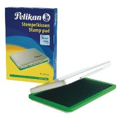 Cuscinetto per timbri pelikan metallo 110x70mm verde