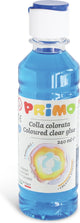 Colla a base d'acqua Primo blu 240 ml - divertimento artigianale per bambini.
