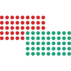 Puntas para marcar francos 19 mm rojo verde