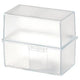 Caja con archivadores de tarjetas han a7 12,1 x 7,4 x 10,1 cm transparente para 300 tarjetas