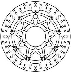 Rotor TRW MSW254 flotante