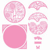 Tonic studios • set de troqueles esenciales silueta de girasol en capas