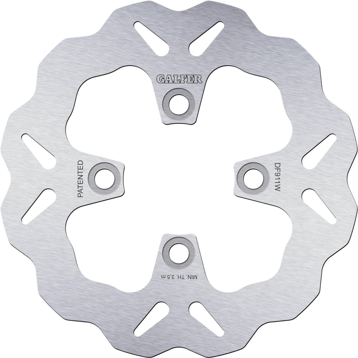 Galfer bremsscheibe df911 rotor df911 type w rigid