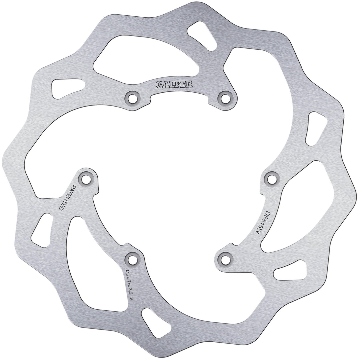 Disco freno Galfer df815 rotore df815 tipo w offroad rigido