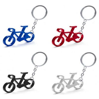 Bicicleta de anillo de llave, aluminio. color orti