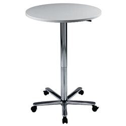 Mesa de pie Bach hammerer 70 75 x 72 - 114 cm pata de mesa cromada gris