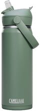 Camelbak thrive flip straw drinking bottle - 600 ml - stainless steel - with straw - insulation water bottle - green