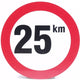 Sign 25 km p u