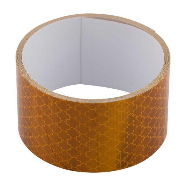 Cinta reflectante amarilla 2.75 m.