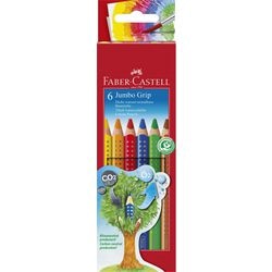 lapices de colores jumbo grip faber castell 110906 surtido de colores 6 piezas