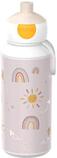 Mepal pop-up drinkfles campus - 400 ml - sluit goed af - drinkbeker voor kinderen - sunshine rainbow