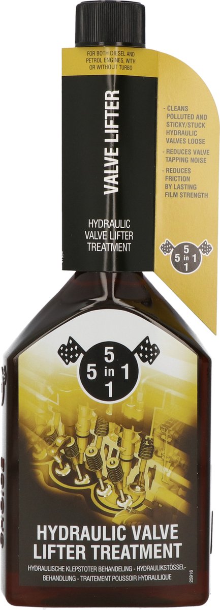 Trattamento per alzavalvole idrauliche 5 in 1 - additivo per alzavalvole idrauliche 310 ml