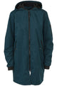 Chubasquero bomber largo Puch urban outdoor mujer verde mar profundo