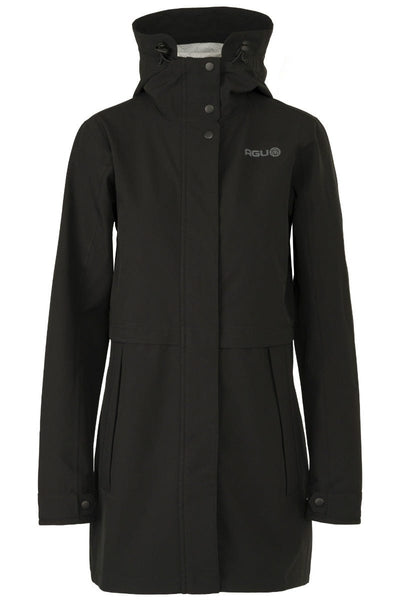 Puch parka impermeable urbano outdoor mujer negro