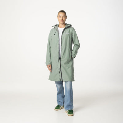 Agu seq ii impermeabile urbano outdoor donna salvia