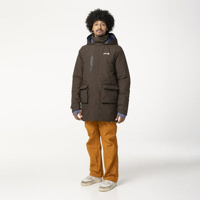 Puch defender winter raincoat urban outdoor men's ground coffee