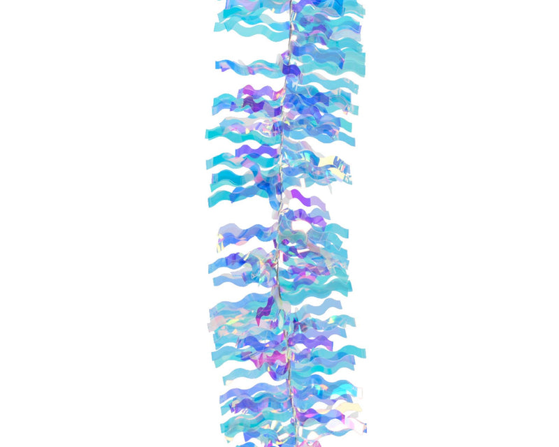 Ghirlanda Decoris lametta iridescente 270cm