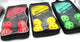 Jonotoys de tenis de madera con 4 bolas disponibles en 3 colores