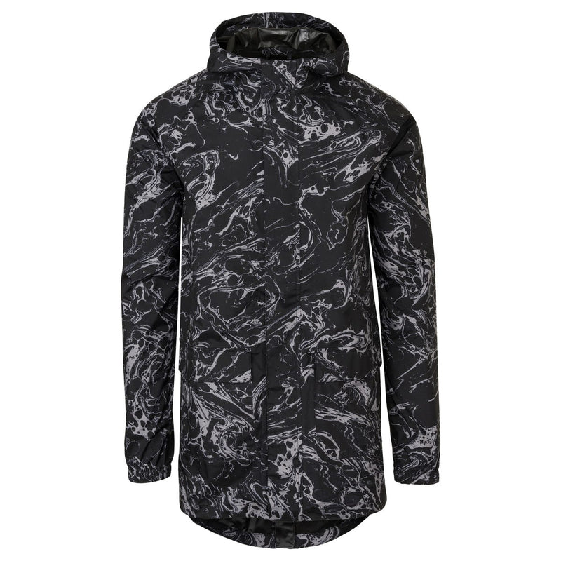 Motion rain parka regenjas urban outdoor marble