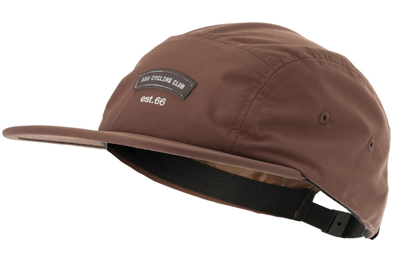 Gorro impermeable 5 paneles urban outdoor marrón rosa oscuro