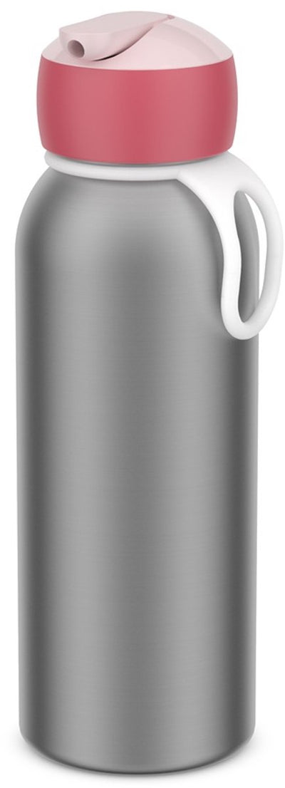 Borraccia termica Mepal flip-up campus - 350 ml - 12 ore freddo 4 ore caldo - borraccia con cannuccia per bambini - rosa freddo