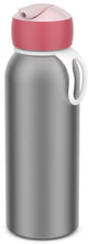 Mepal isoleerfles flip-up campus - 350 ml - 12 uur koud 4 uur warm - drinkfles met rietje voor kinderen - cool pink