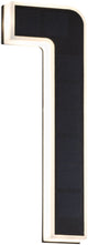 Paulmann solar led-huisnummerverlichting incl. verwisselbare accu nummer 1 ip44 3000k 6lm zwart