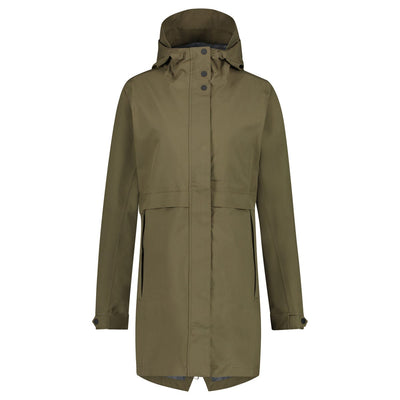 Parka impermeable Puch urban outdoor mujer verde militar