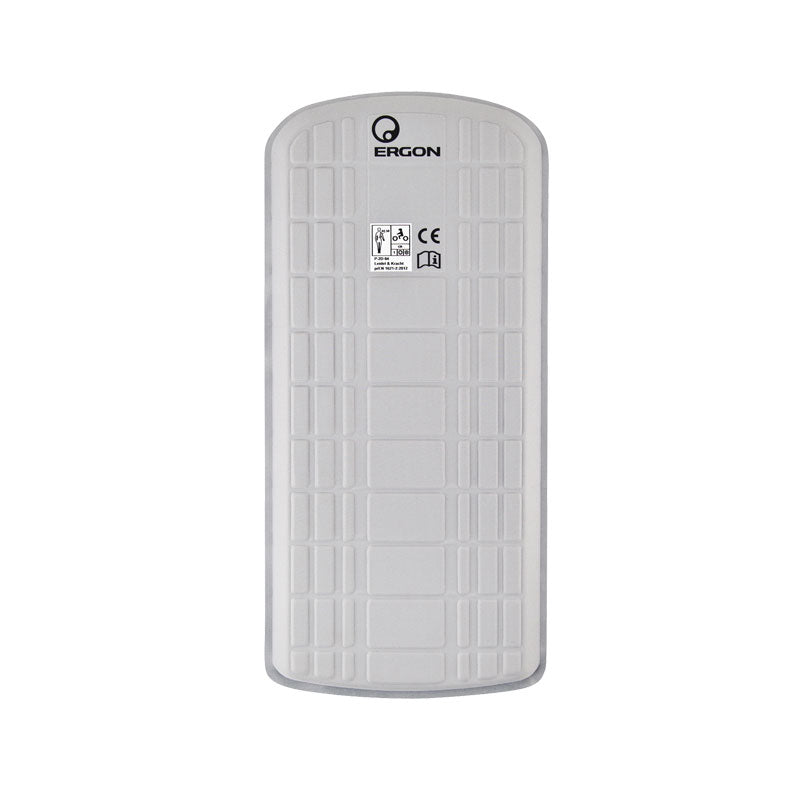 Ergon Back Protector BP100 - Gray - Poliéster - UCI enduro - Diseño compacto - Flexible - EPS de espuma de 3 capas transpirable EPS