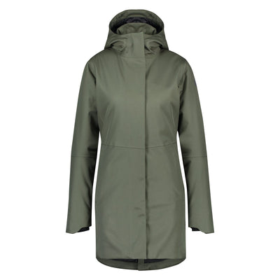 Clean winter regenjas urban outdoor dames army green