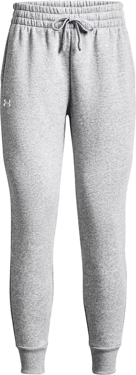 Pantalón deportivo de mujer Under Armour ua rival polar jogger - gris - blanco