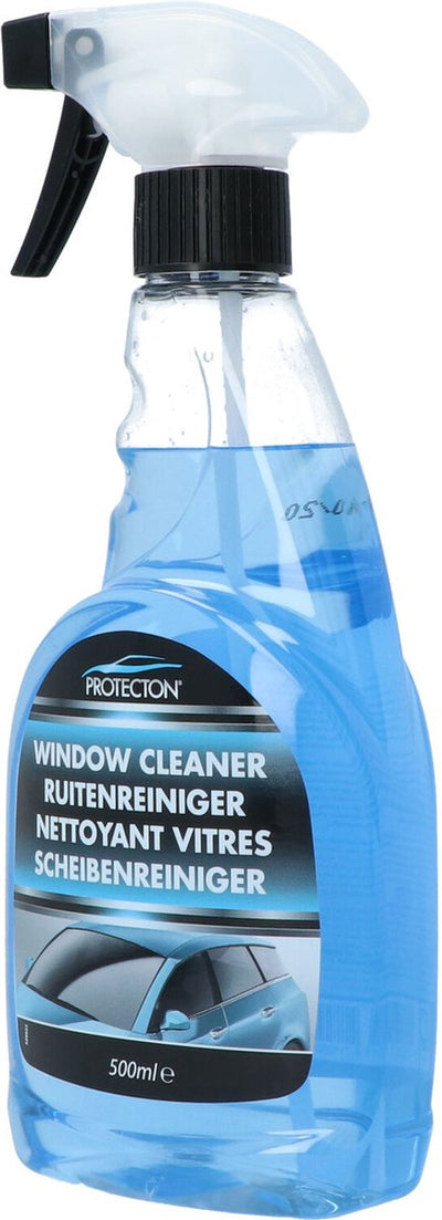 Protecton window cleaner - effortlessly removes insect dirt - for car windows, mirrors and headlights - with anti-fog additive - harmless to paint - 500ml