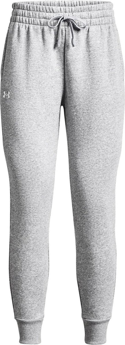 Pantalón deportivo de mujer Under Armour ua rival polar jogger - gris - blanco