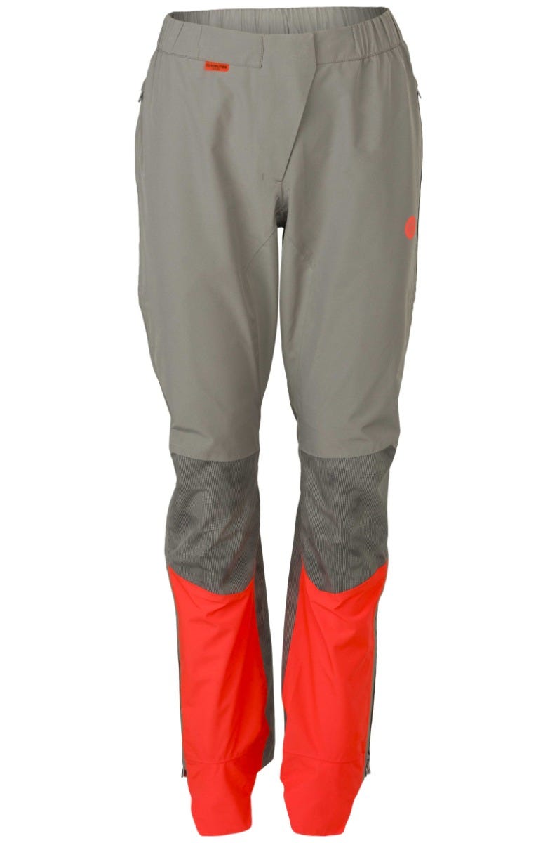 Pantalón impermeable Tech Commuter señoras de alta visibilidad rojo reflejo