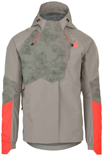 Puch tech impermeabile pendolare da uomo ad alta visibilità riflesso rosso