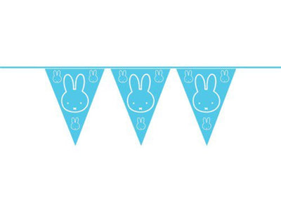 Haza vlaggenlijn pe nijntje baby blauw 10m