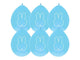 Balloons Miffy Blue, 6st.
