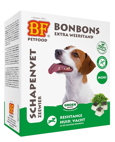 Biofood oveja veterinaria mini bonbons algas marinas