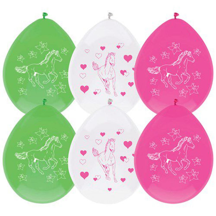Caballos de globos, 6st.