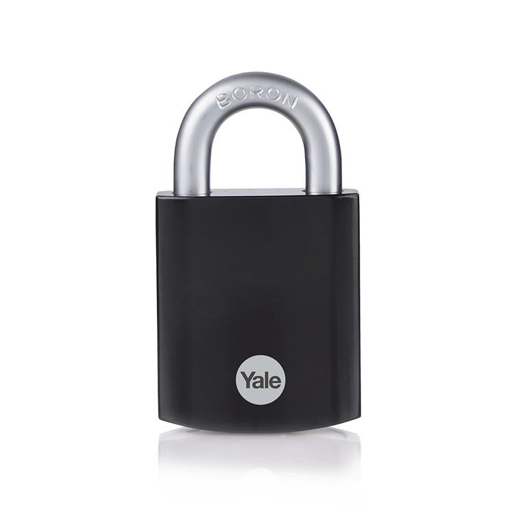 Yale 1065333 - candado 45mm endurecido negro max | 6 piezas