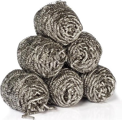 Starbright 1050770 - esponjas de acero inoxidable 6 piezas 20 gr, star bright | 6 piezas