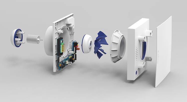 Renson 1064752 - control de demanda de ondas voc, rh y co² | 1 pieza